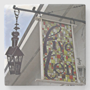 Dessous-de-verre En Pierre Five & Ten, Athènes, Géorgie, Dessous de verre en