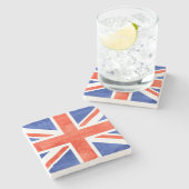 Dessous-de-verre En Pierre Flag de Grunge (Côté)