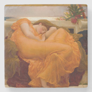 Dessous-de-verre En Pierre Flaming June (par Frederic Leighton)