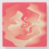 Dessous-de-verre En Pierre fleur de corail (Devant)