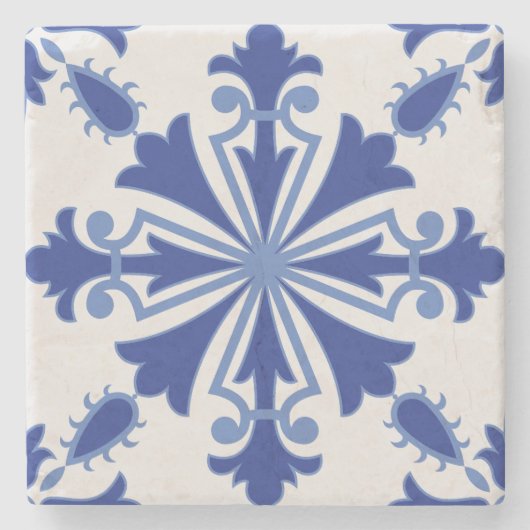 Dessous-de-verre En Pierre Fleur d'organisation (Devant)