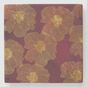 Dessous-de-verre En Pierre Fleurs