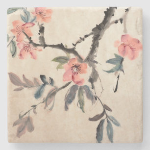 Dessous-de-verre En Pierre Fleurs