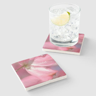 Dessous-de-verre En Pierre Fleurs de Dogwood Rose