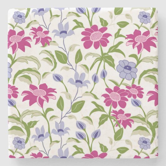 Dessous-de-verre En Pierre Fleurs de printemps (Devant)