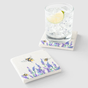 Dessous-de-verre En Pierre Fleurs de printemps et Dessous de verre de pierre 