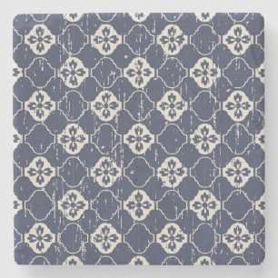 Dessous-de-verre En Pierre Fleurs usées : Vintage sans joint