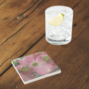 Dessous-de-verre En Pierre Flore rose Dogwood