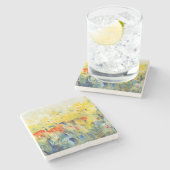 Dessous-de-verre En Pierre Flore Sway II (Côté)