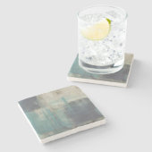 Dessous-de-verre En Pierre Fond de croisement I (Côté)