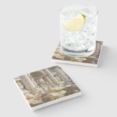 Dessous-de-verre En Pierre fontaine de Trevi (Côté)