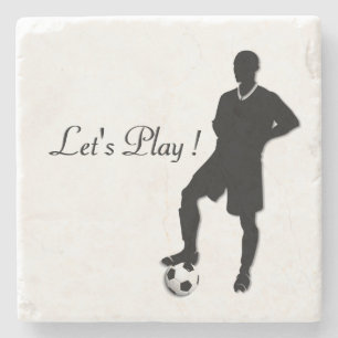 Dessous-de-verre En Pierre Football / Design sportif Jouons
