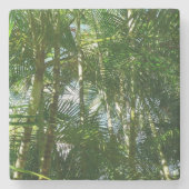 Dessous-de-verre En Pierre Forest of Palm Trees Tropical Nature (Devant)