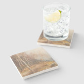 Dessous-de-verre En Pierre Forêt de bouleau - Hugo Mühlig (Côté)