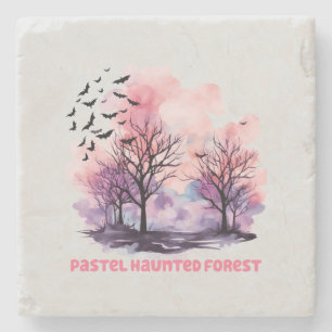 Dessous-de-verre En Pierre Forêt hôtelière Pastel