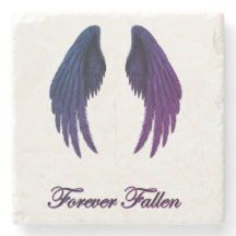 Forever Fallen Wings Design Dessous de verre