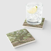 Dessous-de-verre En Pierre Forte Et Grave (Côté)