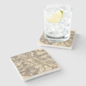 Dessous-de-verre En Pierre Fredericksburg, la Virginie (Côté)