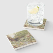 Dessous-de-verre En Pierre Frontière herbacée (Côté)