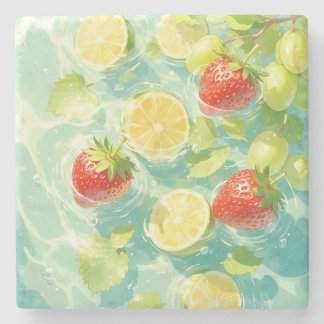 Dessous-de-verre En Pierre Fruit