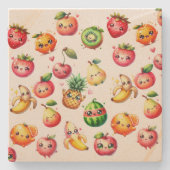 Dessous-de-verre En Pierre Fruit Salad (Devant)