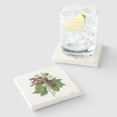 Dessous-de-verre En Pierre Fruits : A014 Blackberry - (Côté)