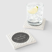 Dessous-de-verre En Pierre Futur Personnalisé OT ergothérapeute Élégant (Côté)