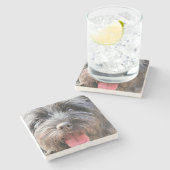 Dessous-de-verre En Pierre Fuzzy (Côté)