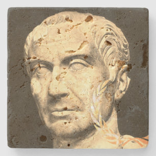 Dessous-de-verre En Pierre Gaius Iulius Caesar - Gaius Jules César - Shabby