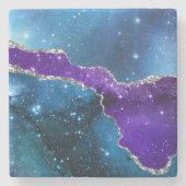Dessous-de-verre En Pierre Galaxy Agate Series Design 16 (Devant)