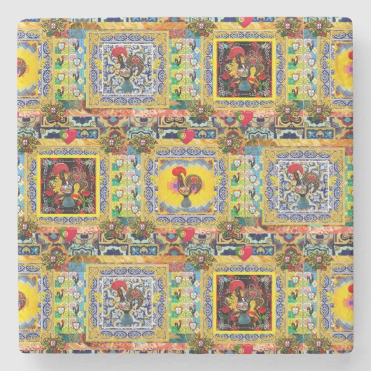 Dessous-de-verre En Pierre Galo de Barcelos, Portugal (Devant)