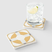 Dessous-de-verre En Pierre Gareautrain (Côté)