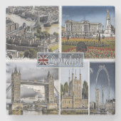 Dessous-de-verre En Pierre GB ^ Royaume-Uni - Angleterre - Londres (Devant)