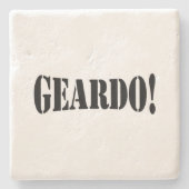 DESSOUS-DE-VERRE EN PIERRE GEARDO ! (Devant)