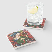 Dessous-de-verre En Pierre Geisha (Côté)