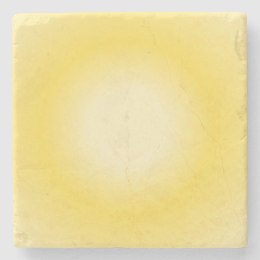 Dessous-de-verre En Pierre Gemini Aura Gradient, Gemini Zodiac, Aura Jaune (Devant)