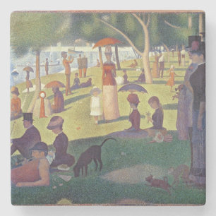 Dessous-de-verre En Pierre Georges Pierre Seurat   dimanche après-midi sur
