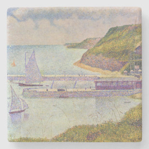 Dessous-de-verre En Pierre Georges Seurat - Port-en-Bessin à High Tide