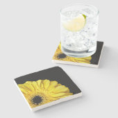 Dessous-de-verre En Pierre Gerbera Flower (Côté)