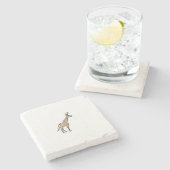 Dessous-de-verre En Pierre Giraffe (Côté)