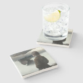 Dessous-de-verre En Pierre Girl with clouds (Côté)