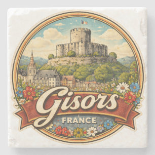 Dessous-de-verre En Pierre Gisors France