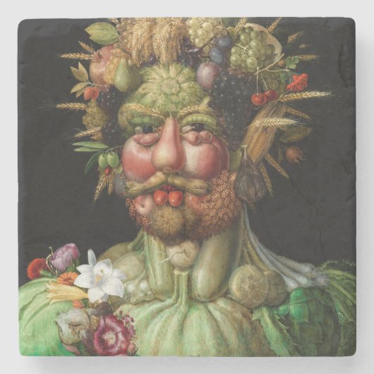 Dessous-de-verre En Pierre Giuseppe Arcimboldo - Vertumnus (Devant)