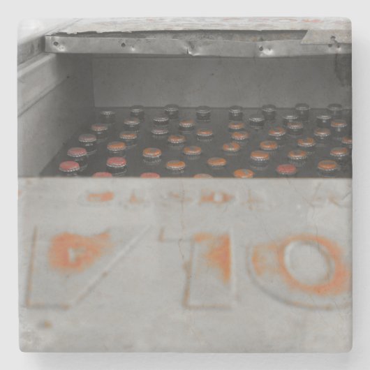 Dessous-de-verre En Pierre Glacière en métal (Devant)