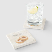 Dessous-de-verre En Pierre Glazed Donuts Sweet Treats (Côté)