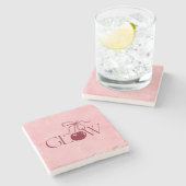 Dessous-de-verre En Pierre Glow (Côté)