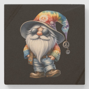 Dessous-de-verre En Pierre Gnome Hippie
