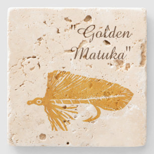 Dessous-de-verre En Pierre Golden Matuka liage à la mouche et l'art de la pêc