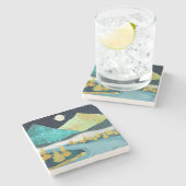 Dessous-de-verre En Pierre Golden River (Côté)