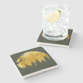 Dessous-de-verre En Pierre Golden Woods (Côté)